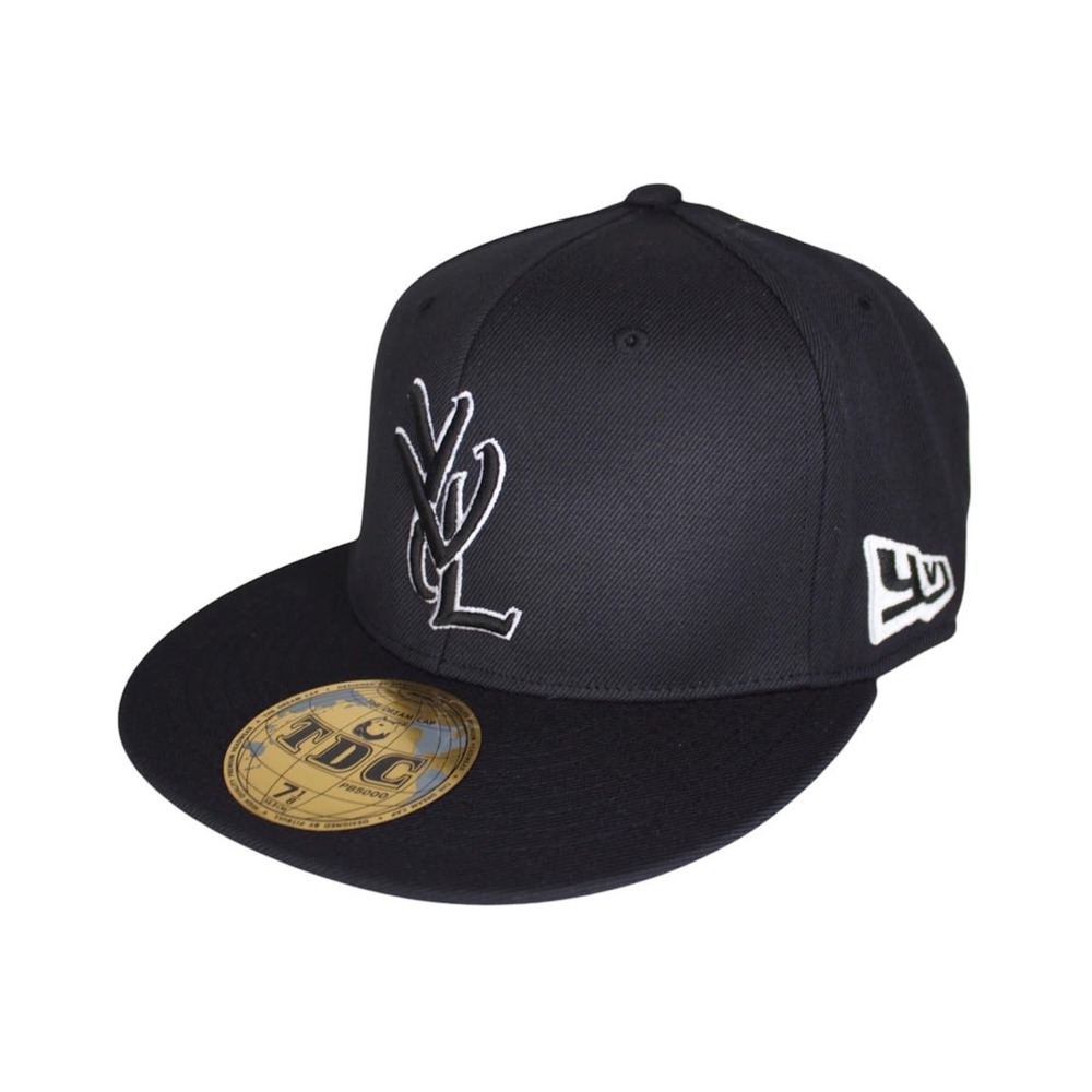 Overly Trim Playboi Carti YVL Fitted Hat Unisex 7 3/8 Black White New With Tags